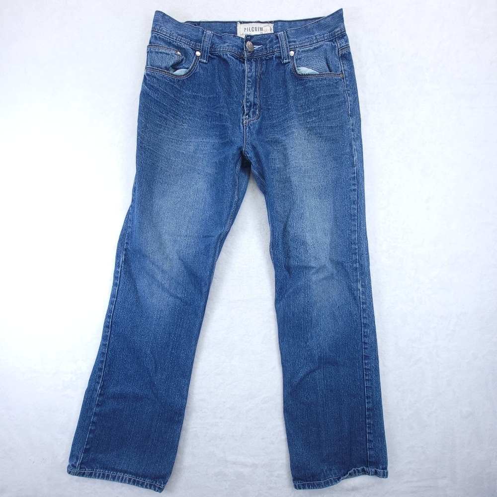 PILGRIM Denim Men's Jeans Blue Denim Size 36 Workwear